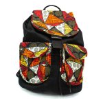 Black Serengeti Satchel with Tribal print