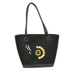 Black Nairobi Nights Bag (Black and Yellow Beads)