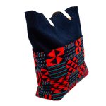Navy Blue & Red Color Mkoba Tote